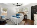 Bright bedroom features hardwood floors and natural light at 2277 Cloverdale Se Dr, Atlanta, GA 30316