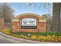 Entrance sign to Clairmont Place, an independent living for seniors community, surrounded by colorful flowers at 1800 Clairmont Lk # A427, Decatur, GA 30033