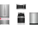 Stainless steel appliance package includes refrigerator, microwave, oven, and dishwasher at 4333 Dunwoody Park # 1211, Atlanta, GA 30338