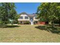 Inviting two-story home with manicured lawn and mature trees creating a picturesque setting at 3540 Owl Brow Ct, Cumming, GA 30028