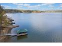 Panoramic view of the lake featuring clear blue water and lush green shoreline at 5500 Mccoy Nw Rd # 15, Acworth, GA 30101