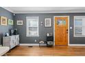 Stylish living room featuring hardwood floors, modern decor, and ample natural light at 2742 Oakland Ter, Decatur, GA 30032