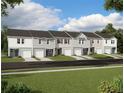 New townhomes showcasing a variety of colors, gray roofs, and garages at 2534 Coventry Street, Atlanta, GA 30331