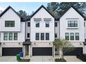 Picture of new construction townhomes, with modern architecture and convenient garage parking at 1494 Addison Pl, Decatur, GA 30033