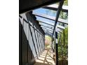 View of home's architectural beam entryway at 4449 Lashley Dr, Tucker, GA 30084