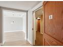 Condo entryway with an open floor plan, showcasing modern lighting and bright living space at 250 Park Avenue West Nw # 313, Atlanta, GA 30313
