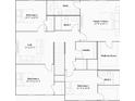 Second-story floor plan featuring bedrooms, baths, a loft, laundry, and a walk-in closet for the Owner's Suite at 232 Paisley Way, Locust Grove, GA 30248