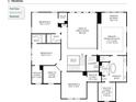 Second floor plan highlighting the primary suite, three additional bedrooms, and an open-to-below great room at 7043 Foundry Dr, Woodstock, GA 30188