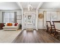 Bright foyer with hardwood floors and decorative accents, creating an inviting entrance to the home at 245 Piedmont Cir, Covington, GA 30016