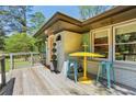 Inviting front porch offering a cozy seating area with stylish accents at 952 Columbia Dr, Decatur, GA 30030