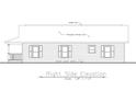 The right side elevation features Hardi-plank siding, a fiberglass shingle roof, and a cozy porch at 305 Henry Aaron Sw Ave, Atlanta, GA 30310
