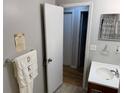 Practical bathroom setup with essential fixtures, providing a clean and simple space at 6490 Emerald Pointe Circle, Atlanta, GA 30349