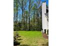 Lush green backyard offering ample space for recreation and relaxation amidst nature's beauty at 5851 Swan Walk, Sugar Hill, GA 30518