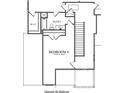 Optional 4th bedroom floor plan featuring a walk-in closet and full bath at 201 Wakehurst Way, Marietta, GA 30064