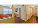 Hallway view with fresh paint, updated floors and doors at 177 Nw Amherst Pl, Atlanta, GA 30327