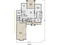 Detailed main floor plan showcasing the layout of the bedrooms, kitchen, and living spaces at 146 Sherwood Ln, Canton, GA 30115
