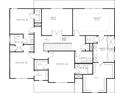 A home's second-floor layout with bedrooms, baths, and a media room for entertainment at 3265 Lions Ruby Ln, Atlanta, GA 30349
