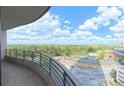 Enjoy a beautiful view of the surrounding green landscape from the balcony at 750 Park Ne Ave # 13E, Atlanta, GA 30326