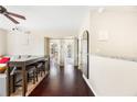 Open living space offers hardwood floors and easy access to kitchen and bedroom at 287 14Th Nw St # 8, Atlanta, GA 30318