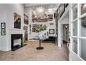 Grand foyer with hardwood floors, a stunning chandelier, and a staircase leading to the upper level at 703 Cumberland Ne Cir, Atlanta, GA 30306