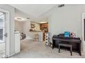 Spacious living room is open to kitchen with bar seating at 2016 River Heights Se Walk, Marietta, GA 30067