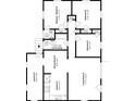 Detailed floor plan showcasing the layout of bedrooms, bathrooms, kitchen, and living areas at 3711 Daisy Dr, Decatur, GA 30032