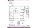 Detailed floor plan showcasing a 3105 square foot home with five bedrooms and a two-car garage at 5011 Fairview Cir, Villa Rica, GA 30180