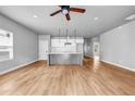 Bright open-concept living space features recessed lighting and sleek, modern finishes at 515 Federal Se Ter, Atlanta, GA 30315