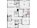 Second floor floor plan includes a primary suite, three additional bedrooms, a loft, and laundry room at 1455 Auburn Glen Rd, Dacula, GA 30019