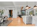 Spacious open concept living space featuring modern furnishings and hardwood floors at 60 Walthall Ne St # B, Atlanta, GA 30307