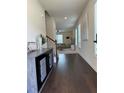 Inviting entryway features hardwood floors, and seamlessly transitions to the living space at 4215 Almanor Cir, Norcross, GA 30071