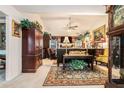 Cozy living room with vaulted ceilings, elegant decor, and an open layout filled with charm at 1935 Knight Cir, Loganville, GA 30052