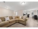 Open-concept living space with modern flooring and neutral walls at 2831 Pine Log Way, Buford, GA 30519