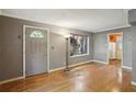 Inviting living room with hardwood floors, window and neutral paint at 702 Argonne Ne Ave # 1, Atlanta, GA 30308