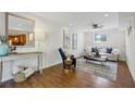 Stylish living room featuring a large mirror, comfortable seating, and modern décor at 2202 Green Forrest Dr, Decatur, GA 30032