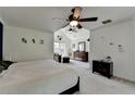 Spacious main bedroom with vaulted ceiling and neutral carpet at 320 Hillside Manor Dr, Sugar Hill, GA 30518