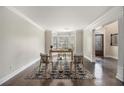 Bright home office with elegant trimwork, hardwood floors and bay windows at 5222 Camden Lake Nw Pkwy, Acworth, GA 30101
