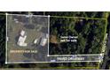 Aerial view showcasing the property lines and a long, paved driveway at 639 Hall Station Rd, Kingston, GA 30145