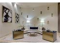 Stylish lobby offers unique architectural features and comfortable seating at 3040 Peachtree Nw Rd # 511, Atlanta, GA 30305
