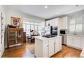 Bright kitchen with marble countertops, stainless steel appliances, and a center island at 1015 Heatherbrooke Ln, Atlanta, GA 30324