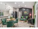 Open living area with modern decor, sleek kitchen, and inviting seating arrangements at 196 Wadley Nw St, Atlanta, GA 30314