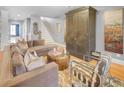 Comfortable living room featuring hardwood floors and stylish decor at 195 Mystic Ct, Atlanta, GA 30342