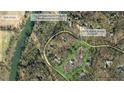 Aerial view showcasing the property's expansive 4.5 acres with 13-acre nature preserve membership at 2167 W Wesley Nw Rd, Atlanta, GA 30327