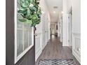Inviting entry hallway with decorative wreath and view of living space at 515 Vandenburg Dr, Villa Rica, GA 30180