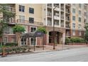 The building has a covered entrance and meticulous landscaping, offering an inviting and sophisticated curb appeal at 1101 Juniper Ne St # 415, Atlanta, GA 30309