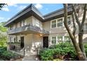 Modern apartment building featuring a clean architectural design and mature landscaping at 270 Lakemoore Dr # B, Atlanta, GA 30342