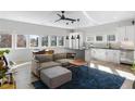 Bright, open-concept living space boasting hardwood floors, modern lighting, and views at 611 King Arnold St, Atlanta, GA 30354
