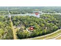 An aerial view of the property with close proximity to Lake Spivey and the deeded dock at 8518 Shoreview Ct, Jonesboro, GA 30236