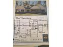 Floor plan with 4 beds, 3 baths, 2639 square feet, two car garage, covered patio at 7001 Palomino Trl, Winston, GA 30187