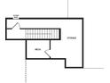 Second story floor plan showing storage and mechanical spaces at 5395 Keepsake Court, Cumming, GA 30040